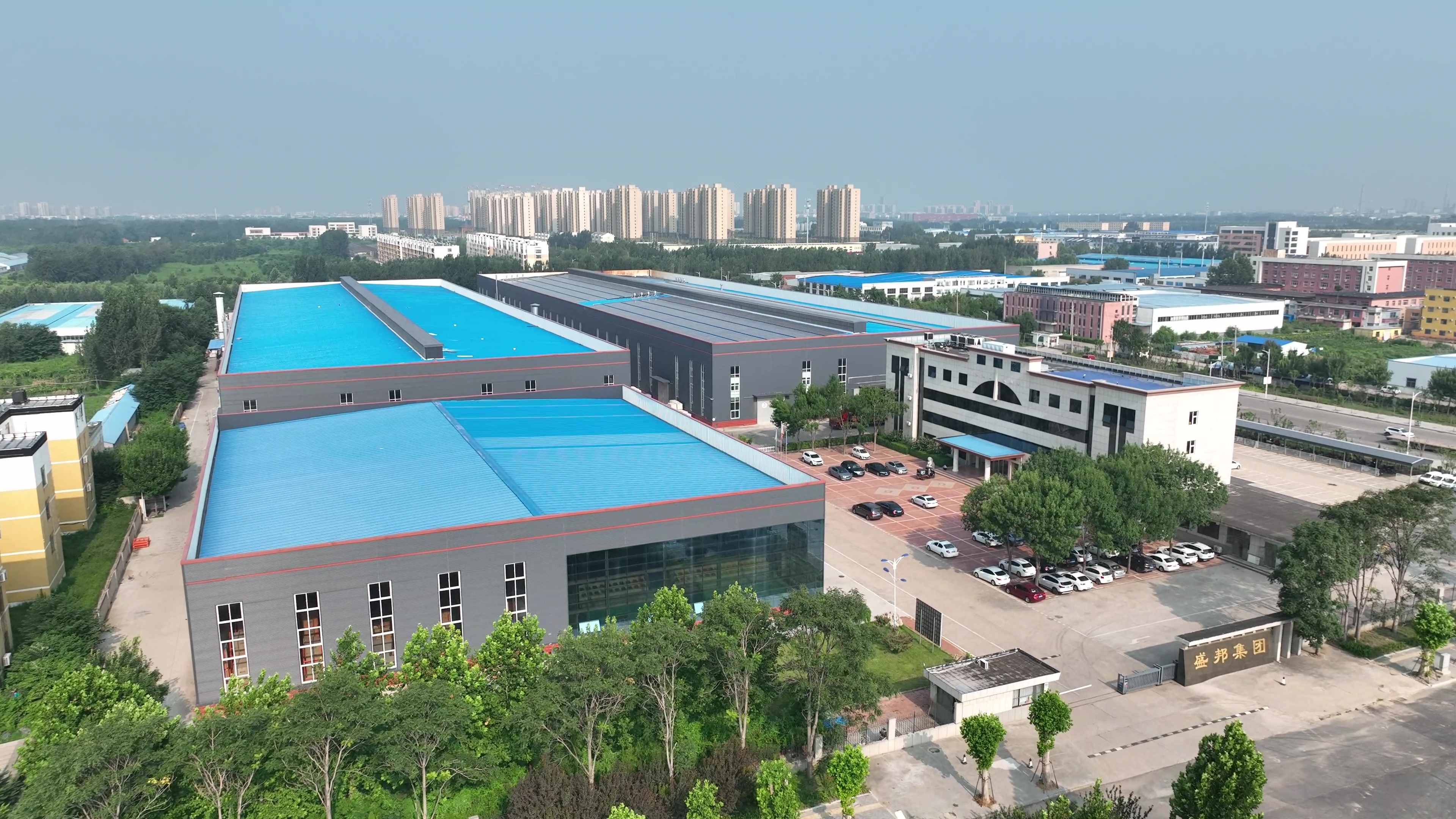 SUNBASE Factory Workshop - SMC Molding Production Line